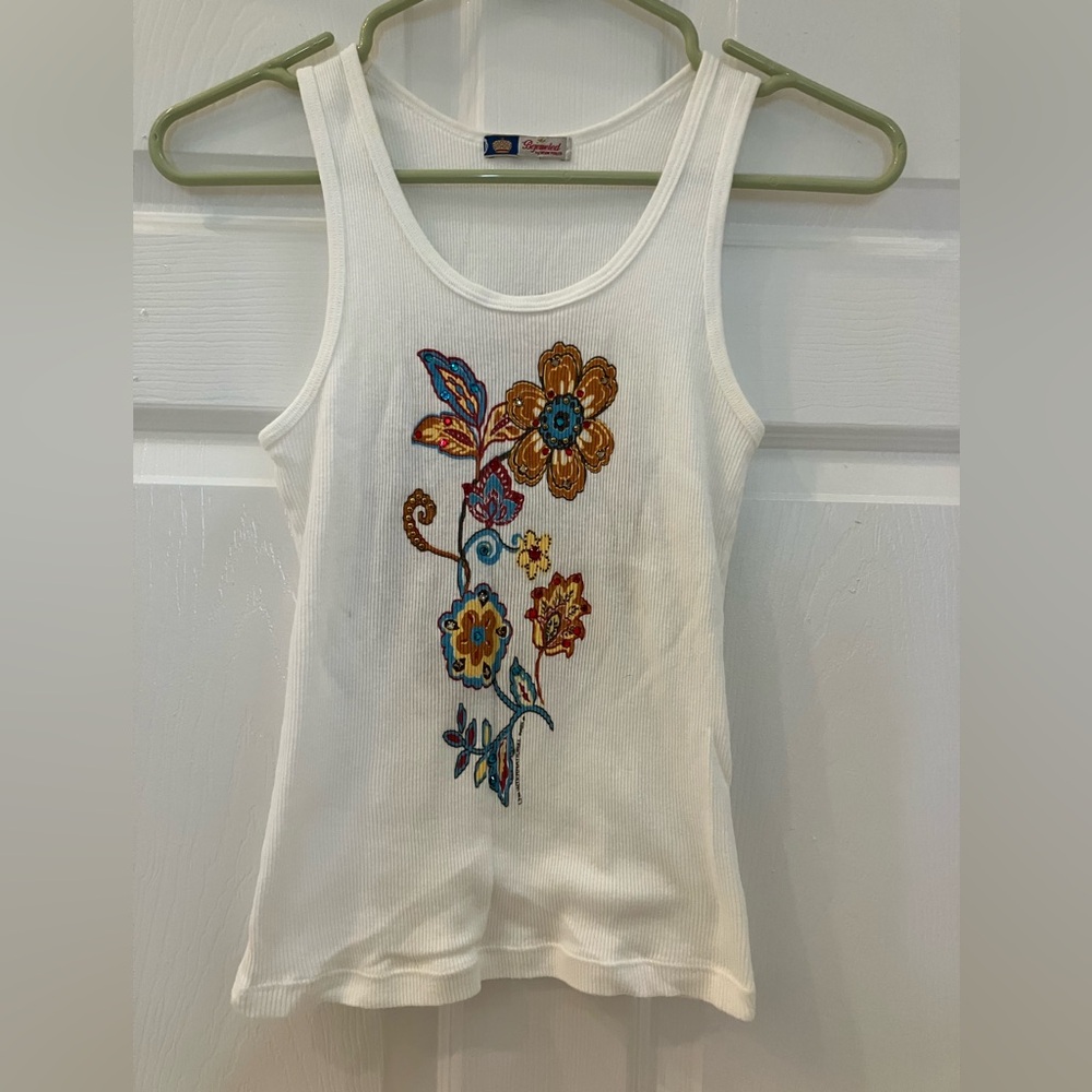 Bejeweled southwestern tank top Susan Fixel